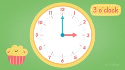 O'Clock on Analogue Clocks
