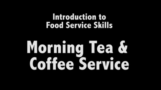 Introduction to Food Service Skills - Morning... - ClickView