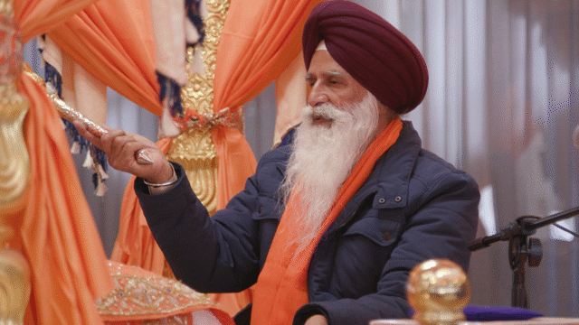 Inside a Sikh Gurdwara