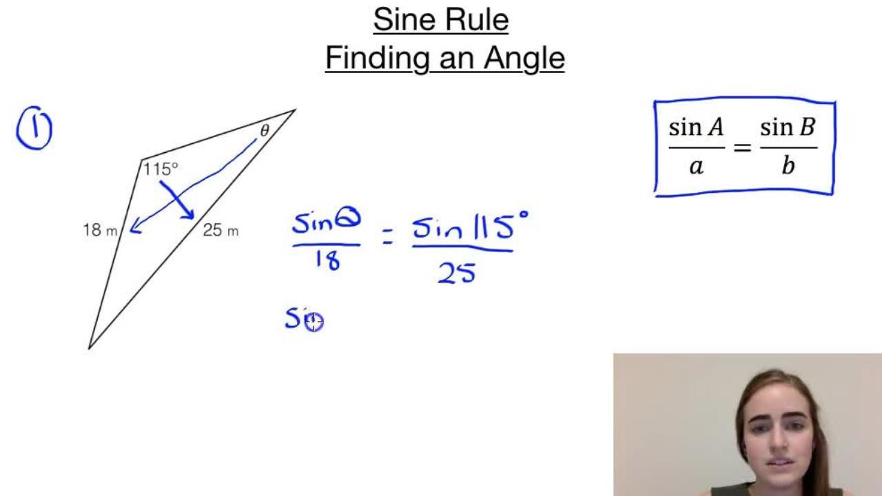 Lesson 7: Sine Rule to Find Angle - The sine... - ClickView