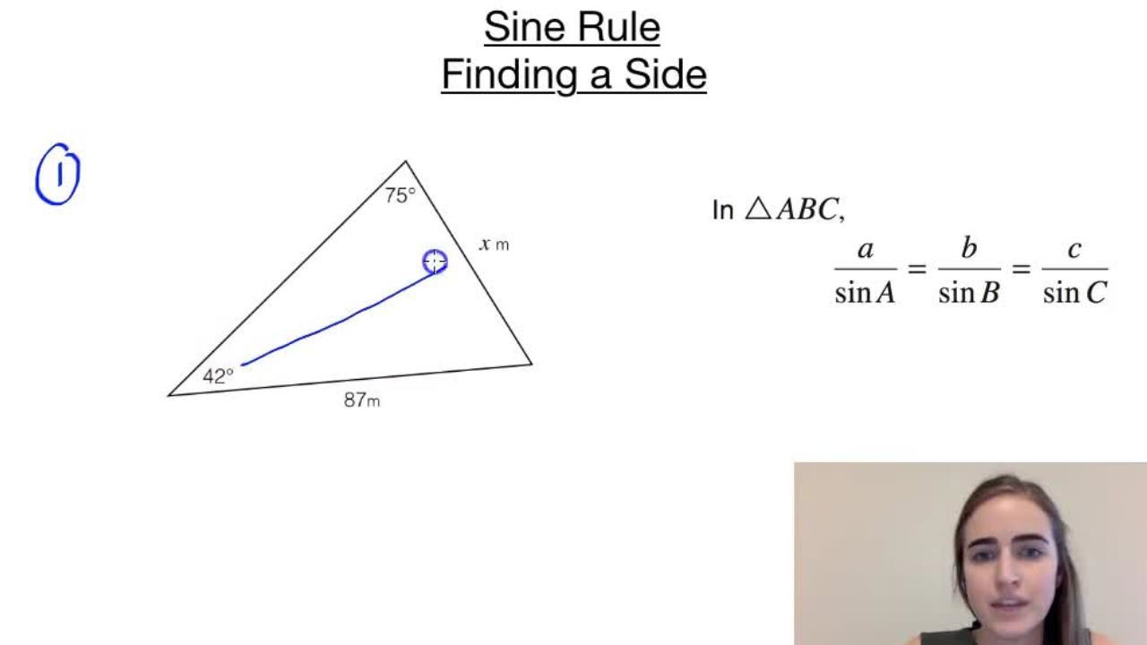 Lesson 6: Sine Rule to Find Sides - An introd... - ClickView