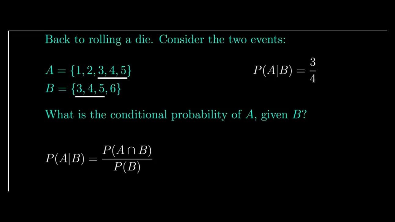 Introduction to the Conditional Probability Formula - ClickView