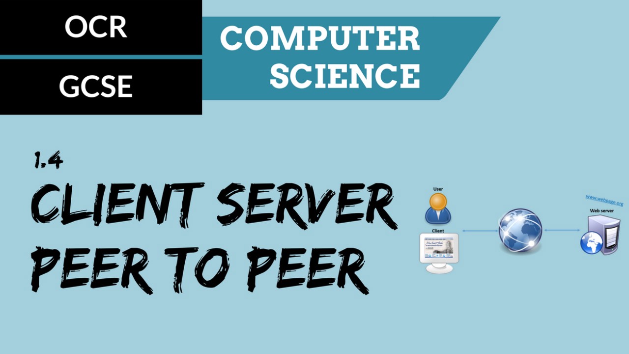 OCR GCSE SLR1.4 Client Server and Peer to Peer Networks - ClickView