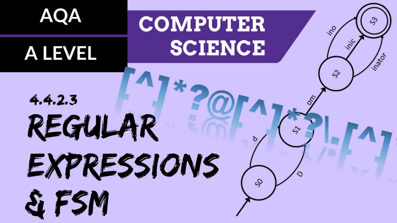 AQA A’Level SLR07 Regular Expression and FSM... - ClickView