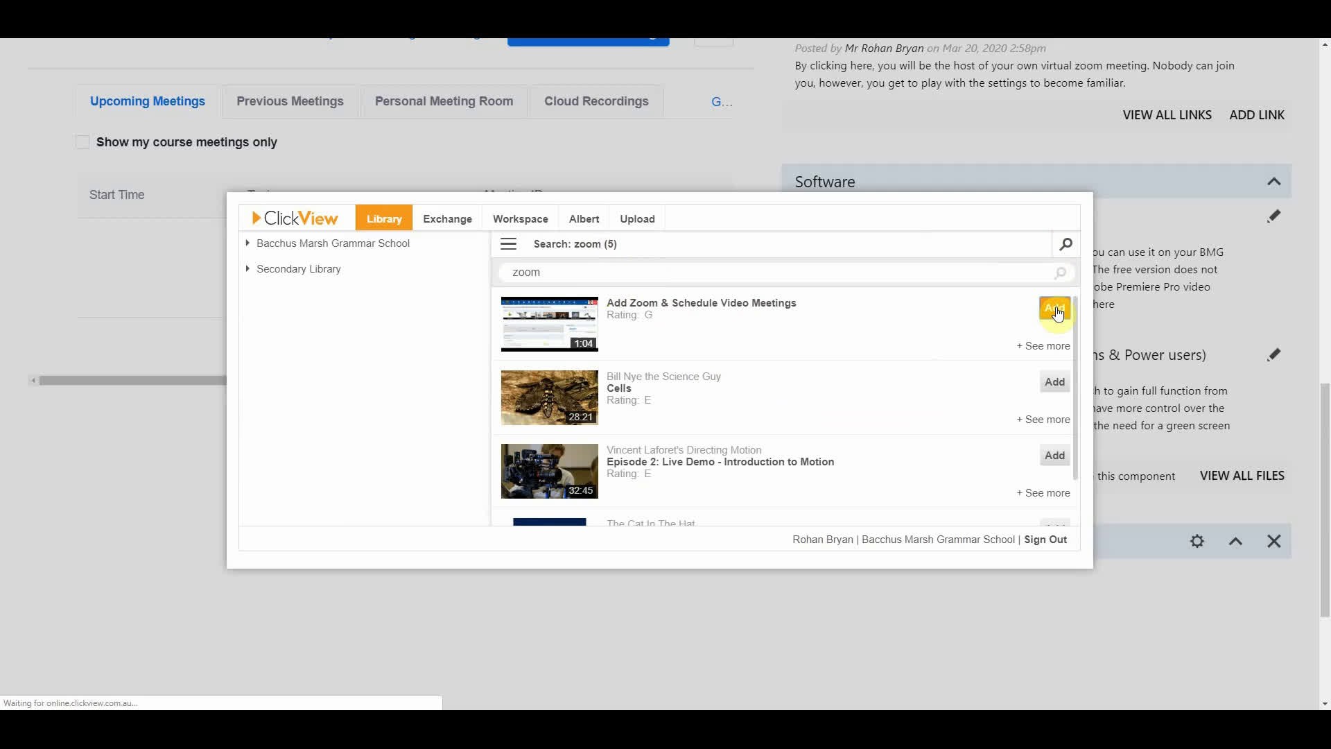 Adding ClickView Video to your Class Page - ClickView