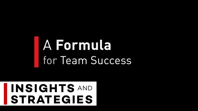 A Formula for Team Success