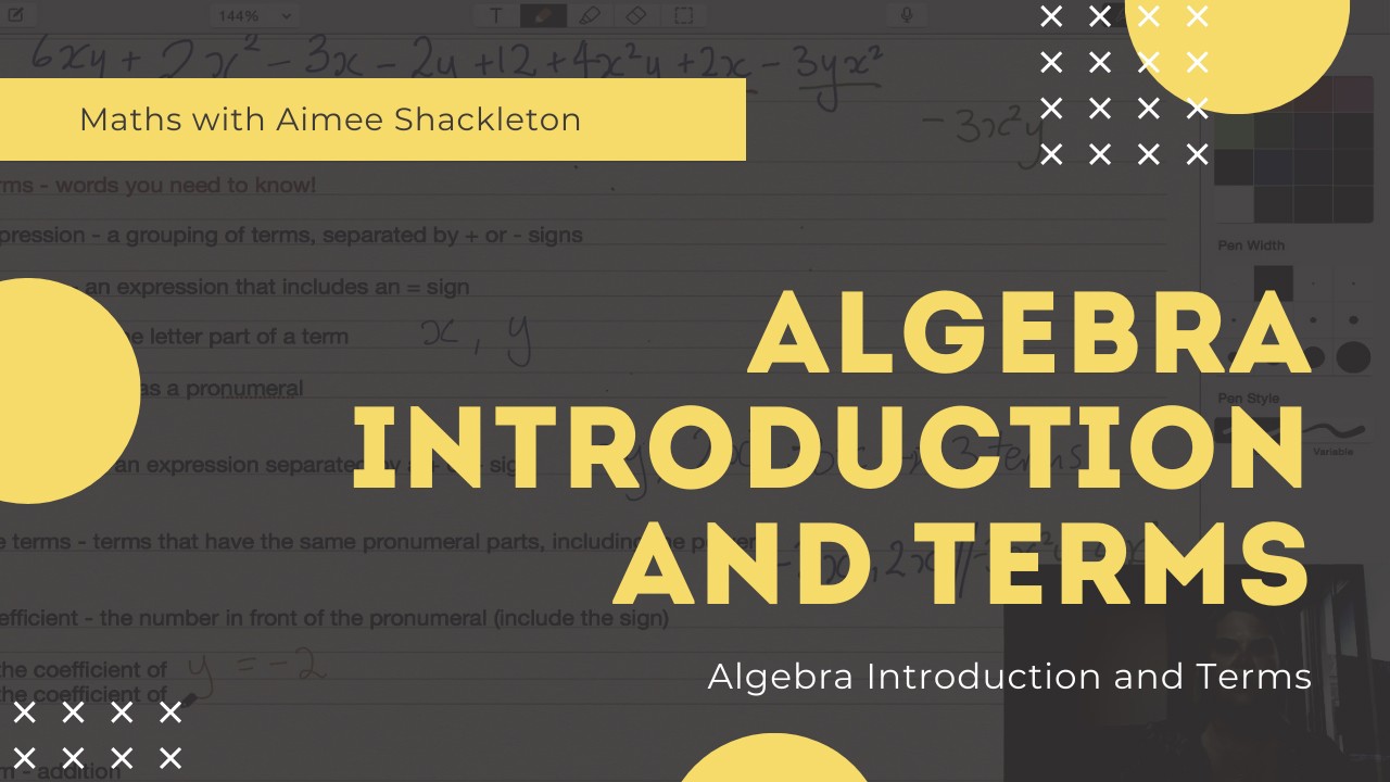 Algebra Introduction and Terms - ClickView