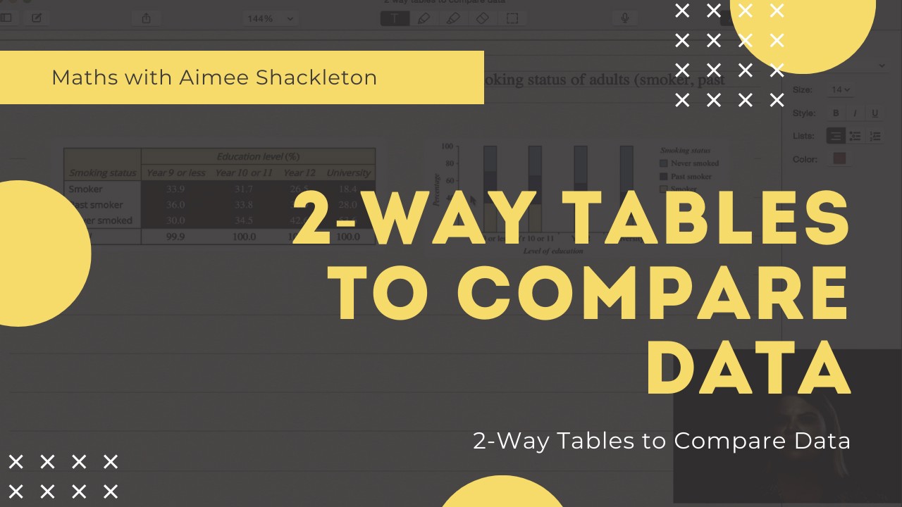 2-Way Tables to Compare Data - How to use 2-w... - ClickView