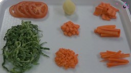 Preparing Vegetables for a Basic Dish
