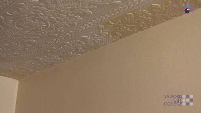 Applying Emulsion Paint to a Ceiling Area