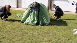 Putting up a Tent