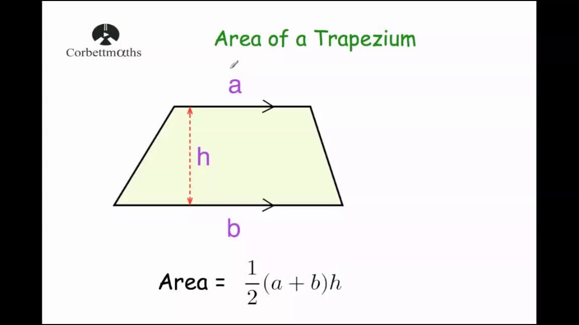 Area of a trapezium - ClickView