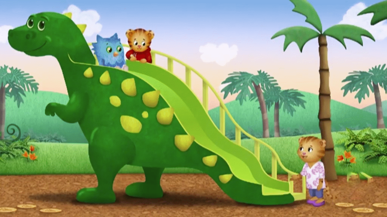 Daniel Tiger's Neighborhood, Going Down the Dinosaur Slide!