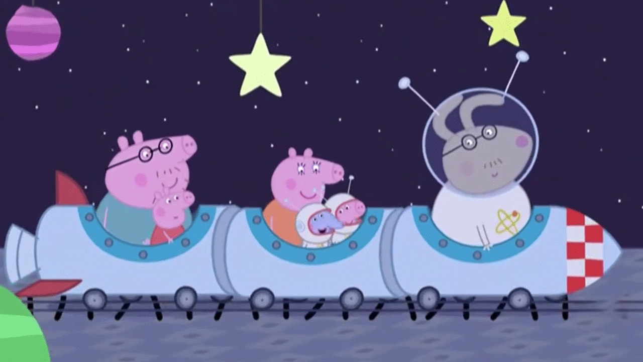 A Trip to the Moon - Peppa's family go to the... - ClickView