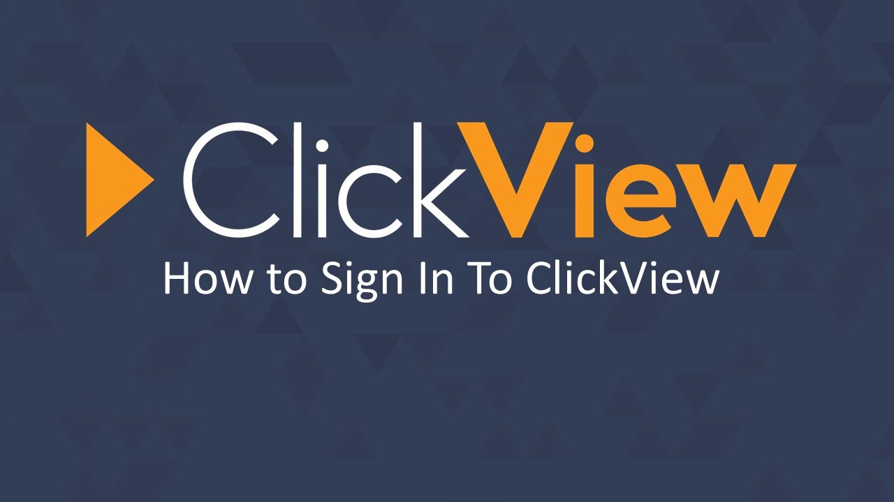 How To Sign Into ClickView - This Short Tutor... - ClickView