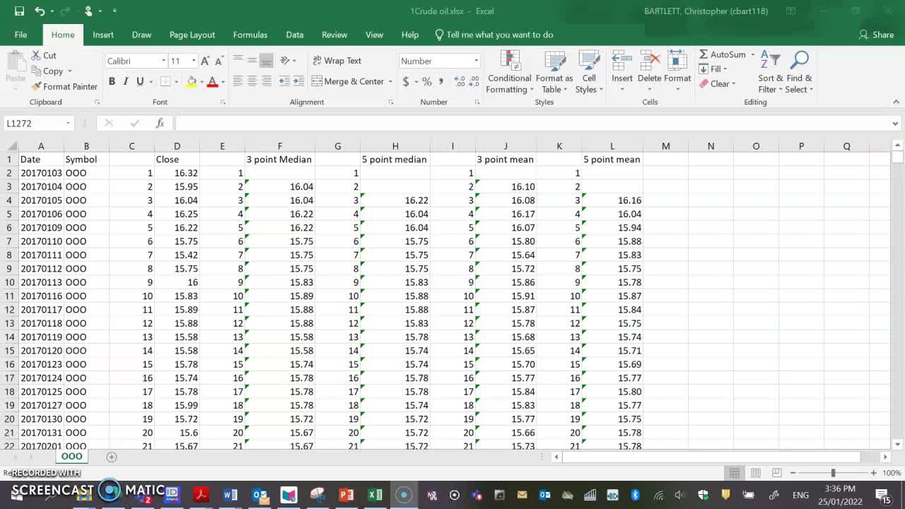 12 GM - Excel - Vid 3 - Generating graphs, equation and r squared value ...