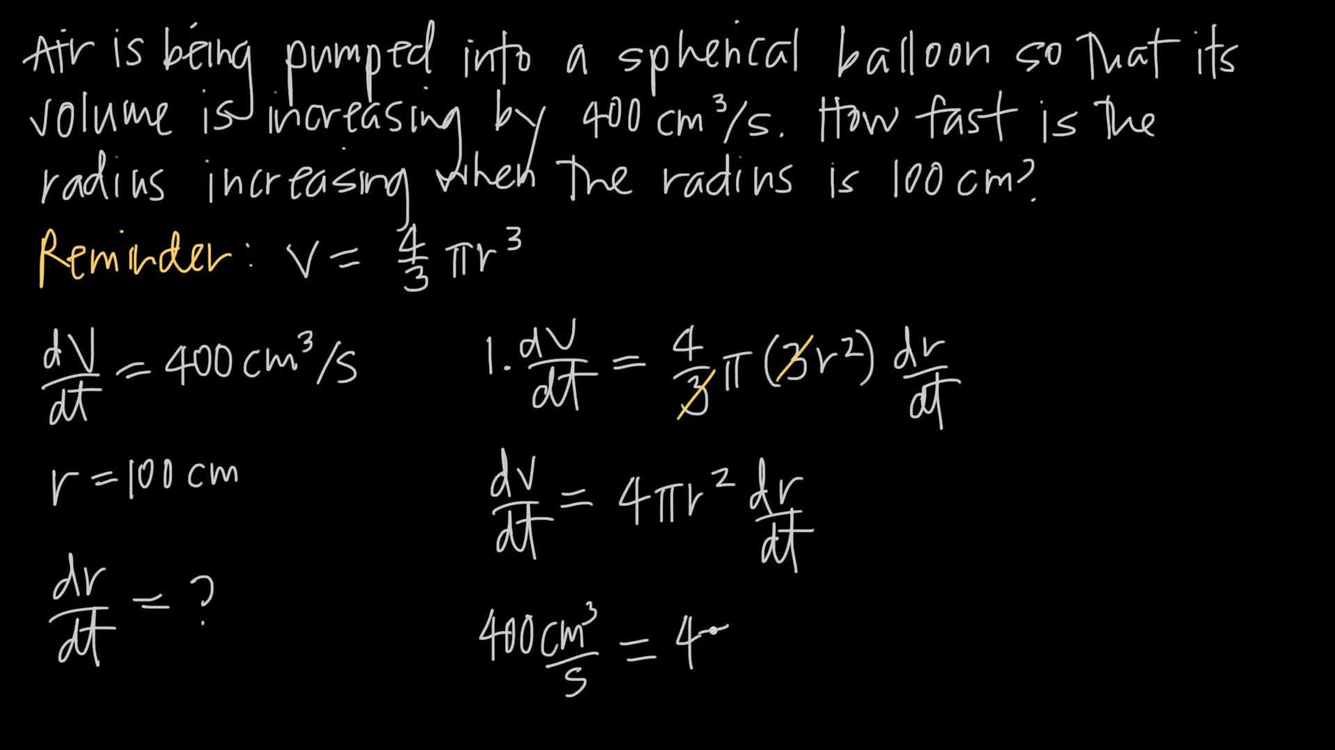 Applications of Derivatives: Related Rates | ClickView