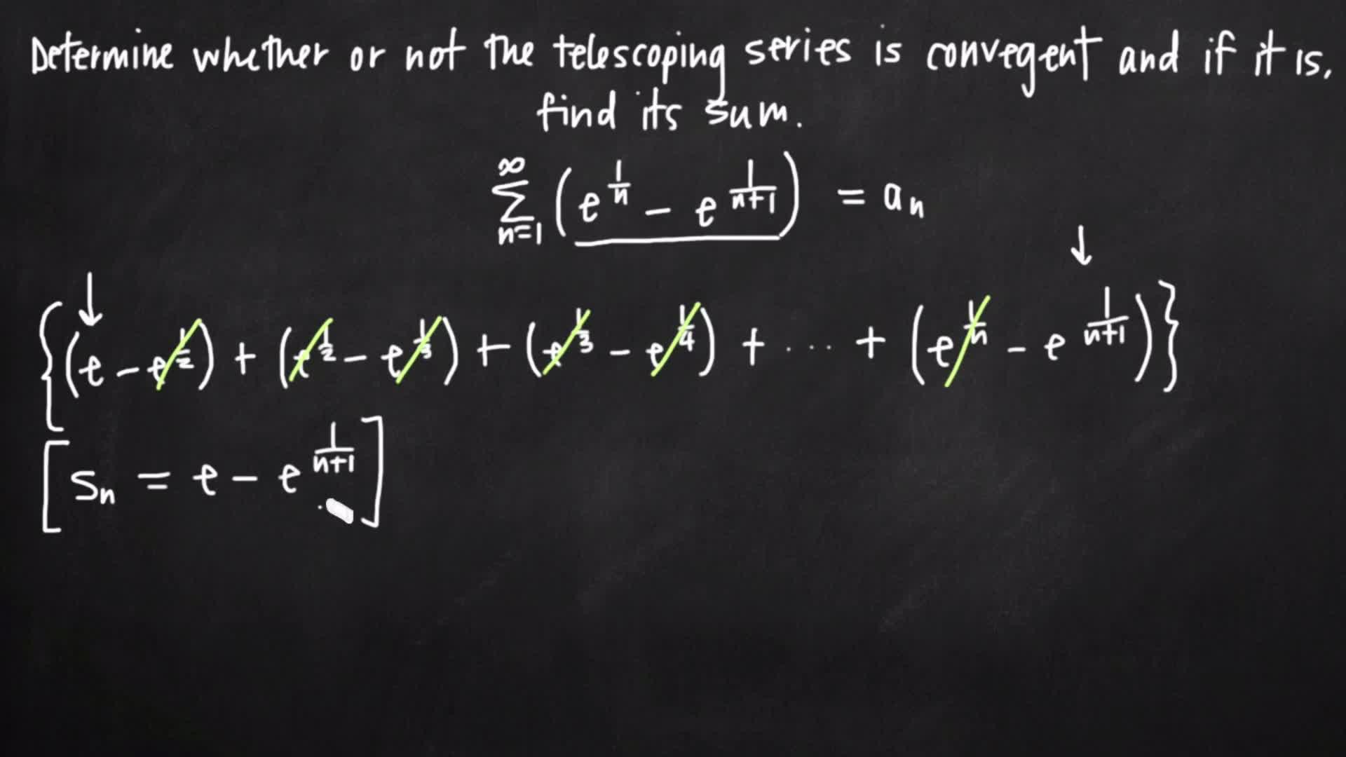 Sequences & Series: Telescoping Series | ClickView