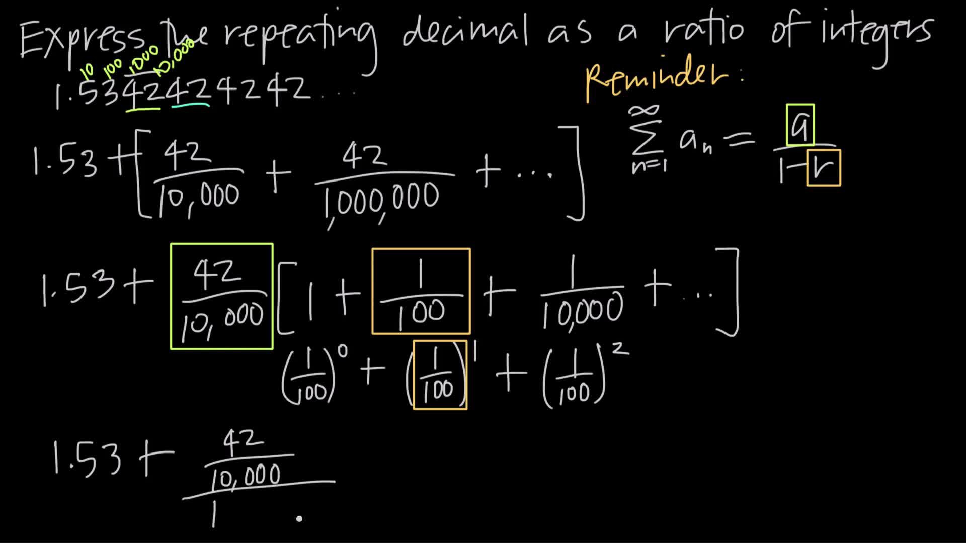Sequences & Series: Geometric Series | ClickView