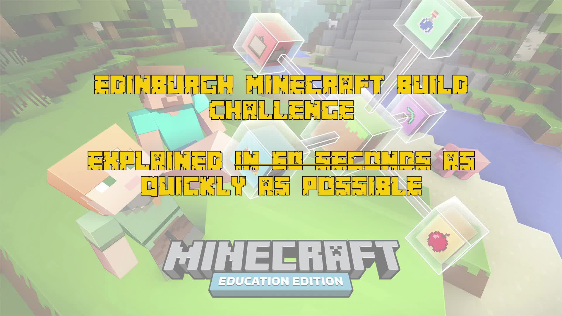 Minecraft Build Challenge - Explained as quickly as possible - ClickView