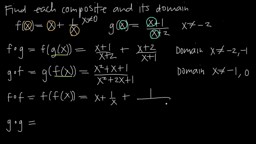 Composite Functions and Their Domain