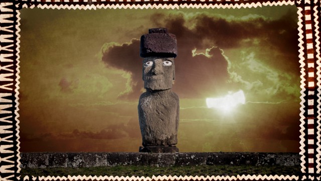 Moai on Rapa Nui