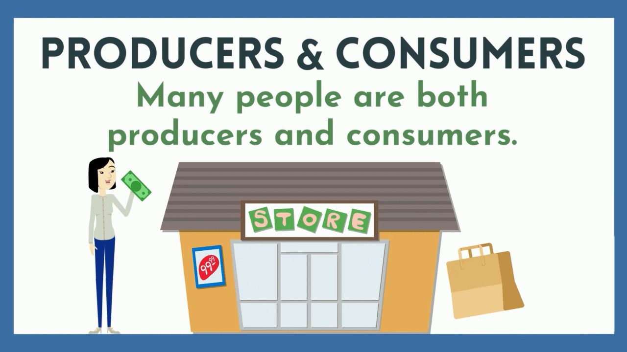 producers and consumers economics for kids