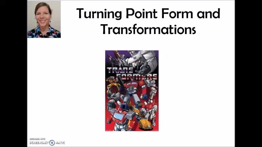 Quadratic Equations in Turning Point From - A... - ClickView