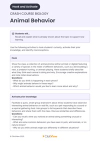 Animal Behavior Video & Resources | ClickView