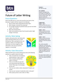 Future of Letter Writing Video & Resources | ClickView