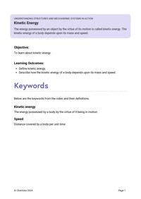Kinetic Energy Video & Resources | ClickView