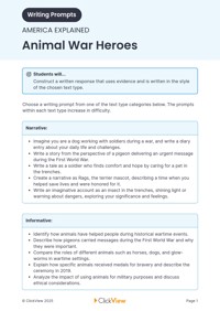 Animal War Heroes Video & Resources | ClickView