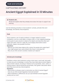 Ancient Egypt Explained in 12 Minutes | ClickView