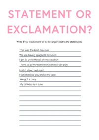 Exclamation Marks Video & Resources | ClickView