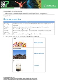 Separating Mixtures Using Properties | ClickView