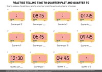 Quarter Past and Quarter To on Digital Clocks | ClickView