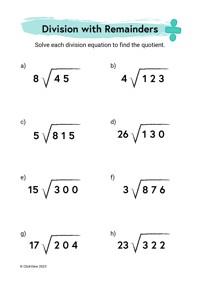 Short Division Using Written Methods | ClickView