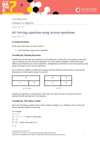 Solving Equations Using Inverse Operations | ClickView