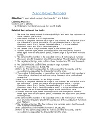 7 and 8 Digit Numbers Video & Resources | ClickView