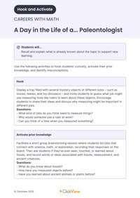 A Day in the Life of a... Palaeontologist | ClickView