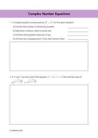 Complex Number Equations Video & Resources | ClickView