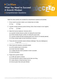 A Growth Mindset Video & Resources | ClickView