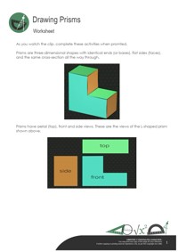 Drawing Prisms Video & Resources | ClickView