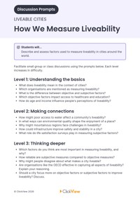 How We Measure Liveability Video & Resources | ClickView