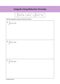 Integrals Using Reduction Formulas | ClickView