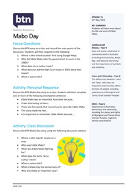 Mabo Day Video & Resources | ClickView