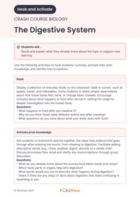 The Digestive System Video & Resources | ClickView