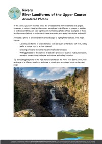 River Landforms of the Upper Course | ClickView