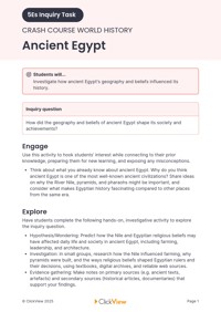 Ancient Egypt Video & Resources | ClickView