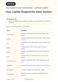 How Jupiter Shaped the Solar System | ClickView